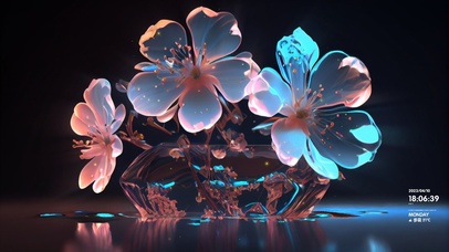 高级简约壁纸-花的世界