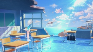 夏日阳光美少女