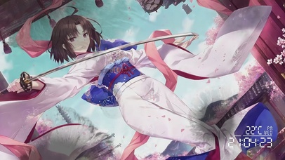 樱花下的女刀客