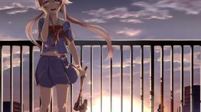 未来日记 我妻由乃 病娇双马尾