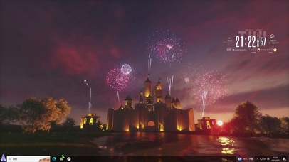 梦幻城堡烟花主题