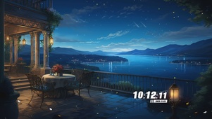 海边夜景