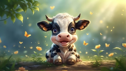 十二生肖之可爱牛