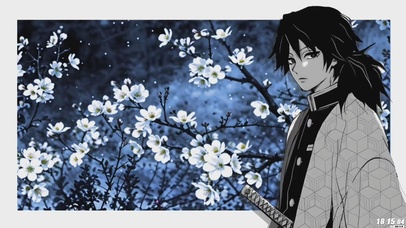 黑白漫画富冈义勇