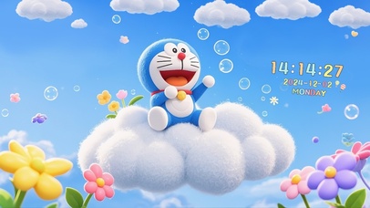 软萌云朵哆啦A梦