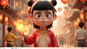 调皮哪吒，三昧真火