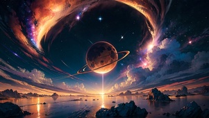 幻想银河星空