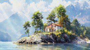 小岛AI壁纸