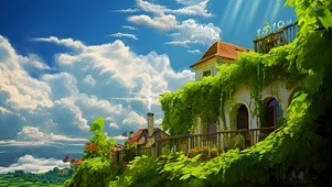 云端下的小屋