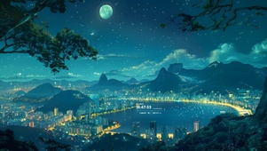 空灵夜空山野