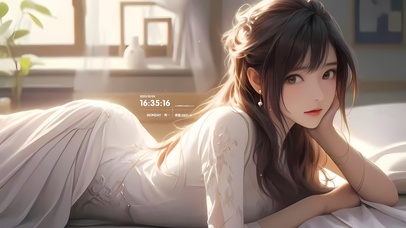 4k古风可爱女孩