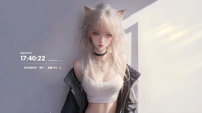 清纯猫耳时尚美女