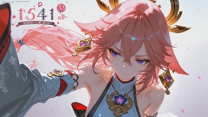 原神 八重神子 手持镜头