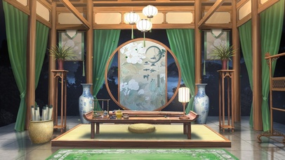 唯美夏日古风庭院