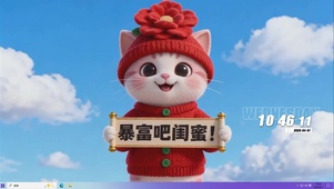 暴富闺蜜桌面主题