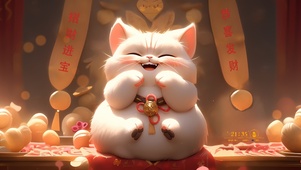 肥嘟嘟 招财猫