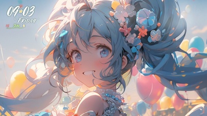 阳光下的甜心少女