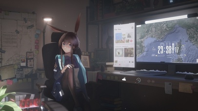 阿米娅的电脑房间