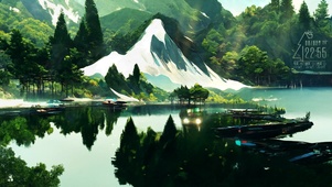 绿色青山