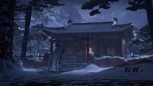 风雪山神庙