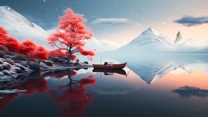 唯美雪山