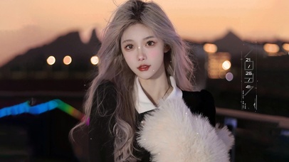 4K 冬季清纯美女