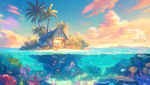 海上小岛