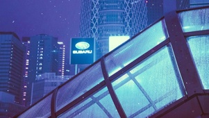 城市雪夜
