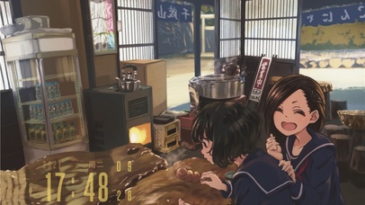 下课后的小吃店