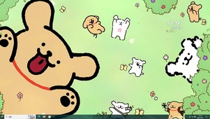 快乐线条小狗