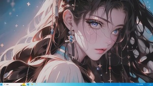 长发美女