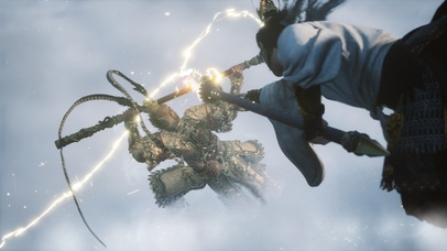 悟空抵挡二郎神进攻