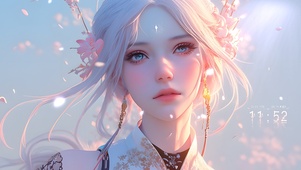 樱花下