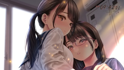 清纯二次元校园美少女