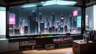 4k赛博朋克都市