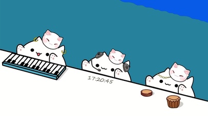 邦戈猫-元气喵音频互动跳跃拍桌