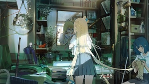 梳妆少女