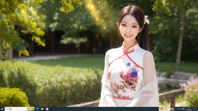 清纯国风旗袍美少女