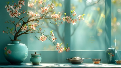 阳光樱花阳台