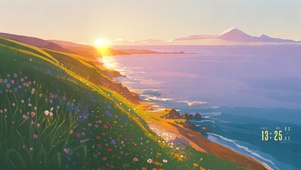 4K 惬意的湖畔