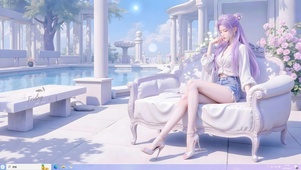 紫发公主午休中