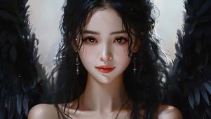 万圣节黑暗天使魔女巫女美女02