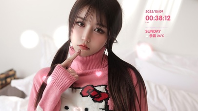 粉红双马尾美女【4K-高清】