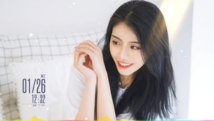 笑容很自愈的女孩