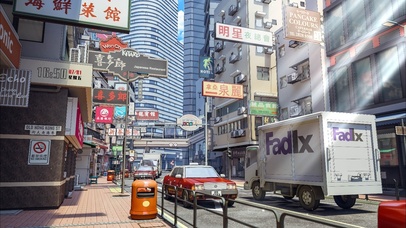 4K唯美治愈日系动漫街道