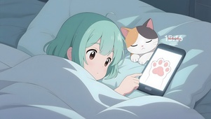 熬夜看手机
