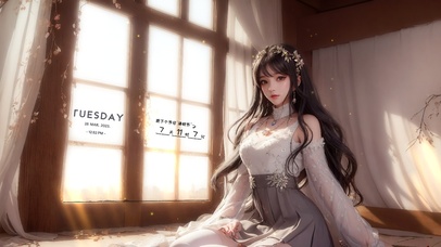 治愈古风纯欲美女