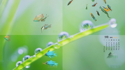 4K护眼绿色桌面壁纸分区