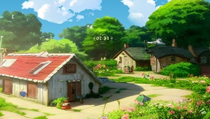 乡村破旧小屋