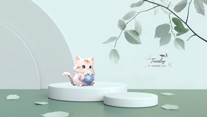 小清新可爱猫咪